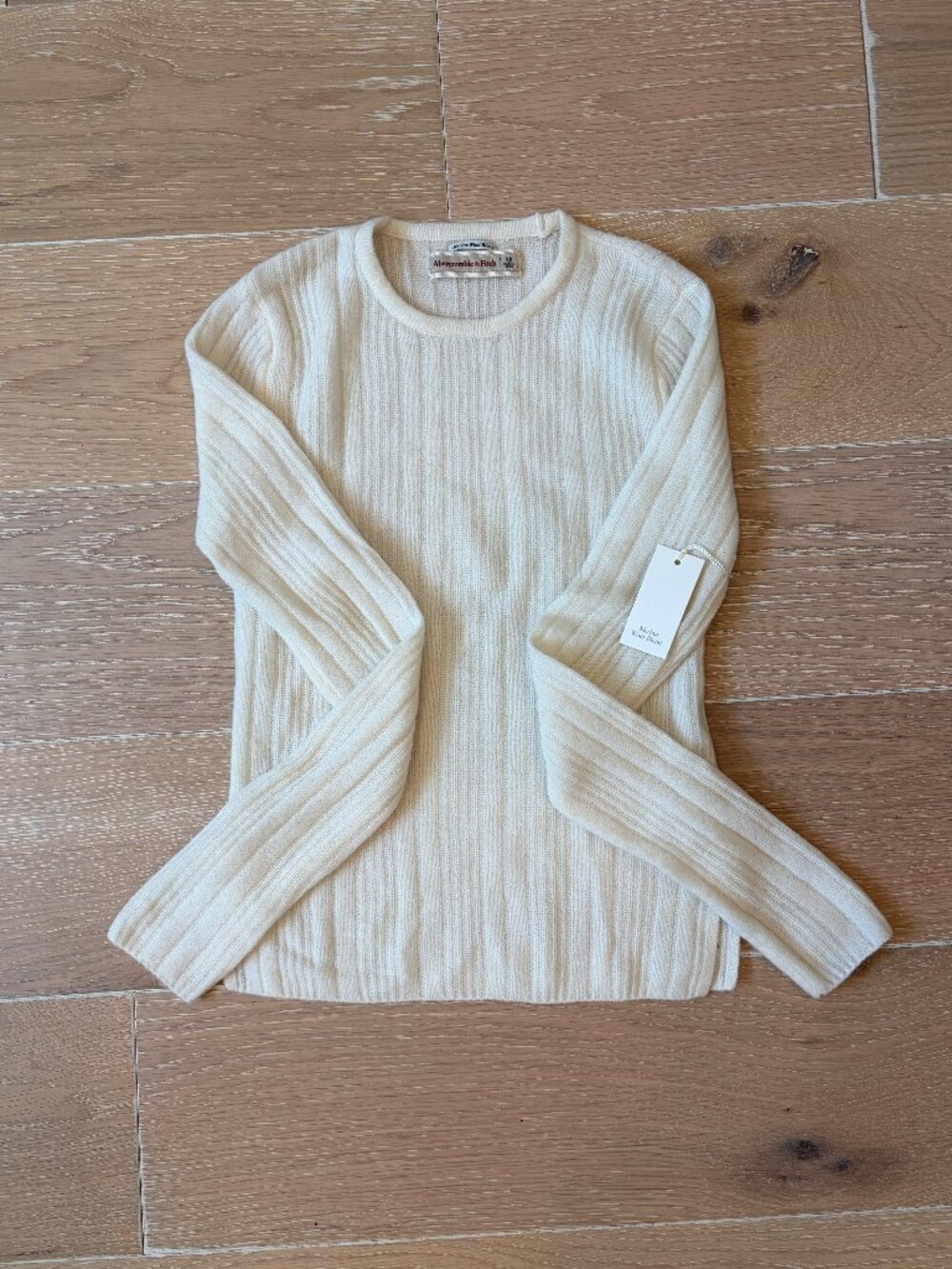 Abercrombie & Fitch Merino Wool Blend Long Sleeve Sweater